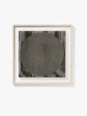Ludwig Wilding, "Single PS 2a", 1971, Serigrafie auf Plexiglas und Karton in weiß gefasstem Holzrahmen