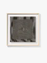 Ludwig Wilding, "Single PS 3c", 1971, Serigrafie auf Plexiglas und Karton in weiß gefasstem Holzrahmen