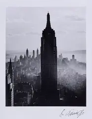 Empire State Building by Andreas Feininger, Späterer Gelatinesilberabzug, sold Nov 2021
