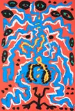 A. R. Penck, Ohne Titel, Farbserigrafie auf leichtem Karton