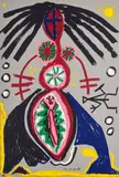 A. R. Penck, Ohne Titel, Farbserigrafie auf leichtem Karton