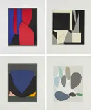 Victor Vasarely, Octal, 1972, Mappe mit 9 Farblithografien auf Velin