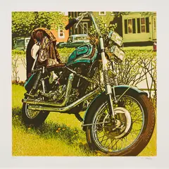 Tom Blackwell, Triumph Trumpet, 1981, Farbserigrafie auf Velin