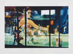Tom Blackwell, Odalisque Express, Ca. 1993, Farbserigrafie auf Velin