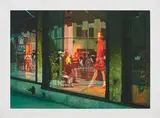 Tom Blackwell, Saks with Carriages, Ca. 1990, Monoprint auf Velin