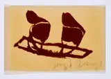 Joseph Beuys, Ohne Titel (Aus: Sekretärstasche), 1981, Faksimiledruck auf Folie