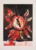 Montre fleur by Salvador Dalí, 1973, Farblithografie auf Arches (Wasserzeichen), sold Feb 2022