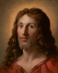 Christuskopf by Anton Graff, Öl auf Leinwand, sold Nov 2021