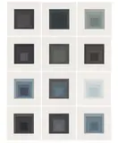 Josef Albers, Gray Instrumentation I, 1974, Jeweils: Farbserigrafie auf Arches 88