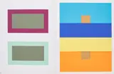 Josef Albers, Interaction of Color, 1973, Mappe mit 80 Farbserigrafien bzw. Farboffsets auf Velin (Doppelbogen)
