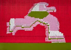 Marathon by Thomas Bayrle, 1969, Farbserigrafie auf leichtem Karton, sold Jan 2022