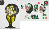 Graham Sutherland, Konvolut von 2 Lithografien, Jeweils Farblithografie auf Velin