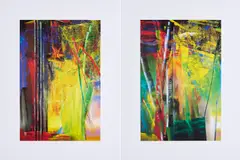 Gerhard Richter, Victoria I und II, 1987/2003, Serie von 2 Farboffsets auf leichtem Karton