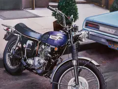 Tom Blackwell, "Thompson St. Triumph", 1975, Öl auf Leinwand