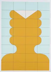 Alfonso Hüppi, Auktion 3003, Los 19, 1970, Siebdruck auf Karton