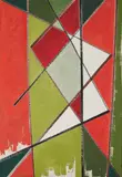 Jean Leppien, 7/50 LXXXVI, 1950, Öl auf Hartfaserplatte