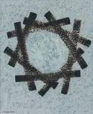 Jean Leppien, 9/64 XXXVIII, 1964, Öl auf Leinwand