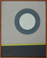 Jean Leppien, "1/68 II", 1968, Öl auf Leinwand