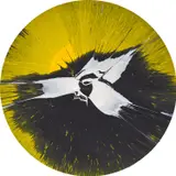 Circle Spin Painting by Damien Hirst, 2009, acrylic on paper, sold Dec 2021