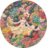 Ayako Rokkaku, "Magic Hand" Exhibition Carpet, printed microfiber rug