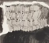 Firenze Lai, The Army, 2014, ink on xuan paper