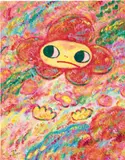 Untitled ARP 18-015 by Ayako Rokkaku, 2018, acrylic on canvas, sold Jul 2020