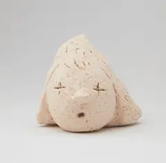 Cross Eyed Kid by Yoshitomo Nara, 2016, ceramic, sold Jul 2020