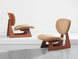 Junzo Sakakura, Pair of lounge chairs, model no. 5016