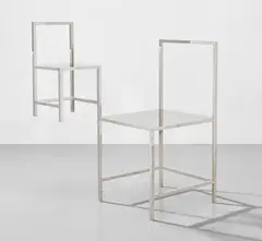 Oki Sato, ‘Manga Chair (45)’, 2015, mirror-polished stainless steel