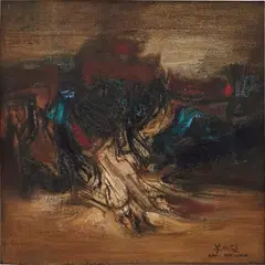 Chu Teh-chun, No.111, 1962, oil on canvas
