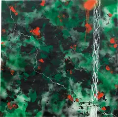 Futura 2000, Untitled, 2019, spray paint and acrylic on canvas