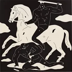 Cleon Peterson, The Nightcrawler, 2015, oil on canvas