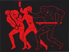 CP006 The Converter by Cleon Peterson, 2015, acrylic on canvas, offered Jul 2020
