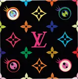 Takashi Murakami, Eye Love SUPERFLAT, 2003, acrylic on canvas mounted on panel