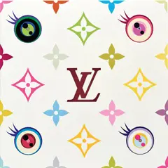Eye Love SUPERFLAT by Takashi Murakami, 2003, acrylic on canvas mounted on panel, sold Jul 2020