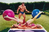 David LaChapelle, Steroids Shrink Balls, 2004, chromogenic print
