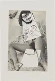 Untitled by Richard Prince, 2014, ink jet, charcoal and oil crayon on paper, offered Jul 2020