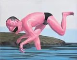 Yue Minjun, Self-portrait