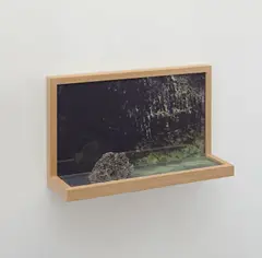 Trevor Yeung, Island5030, 2015, pumice and archival inkjet print