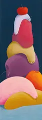 Nicolas Party, Still Life, 2017, pastel on canvas