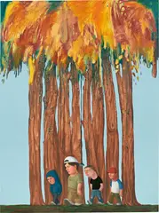 Nicole Eisenman, 4:20, 2004, oil on canvas