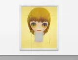 Yoshitomo Nara, Untitled, 2007, acrylic on wood, in artist’s frame