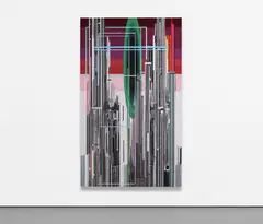 Liu Wei, Purple Air IV-4, 2007, oil on canvas