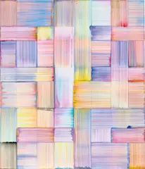 Bernard Frize, Wir, 2018, acrylic and resin on canvas