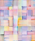 Bernard Frize, Wir, 2018, acrylic and resin on canvas