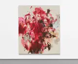 Christine Ay Tjoe, When Black and Red Could Hardly be a Circle, 2013, oil on canvas