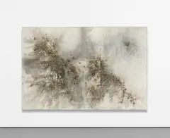Cai Guo-Qiang, Two Wandering Tigers, 2005, gunpowder and ink on paper