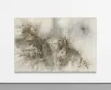 Cai Guo-Qiang, Two Wandering Tigers, 2005, gunpowder and ink on paper
