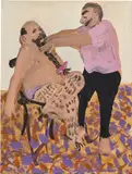 Tala Madani, Braided Beard, 2007, oil on canvas