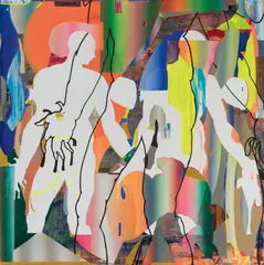 Ye Linghan, LUCY-L-001, 2018, acrylic on canvas